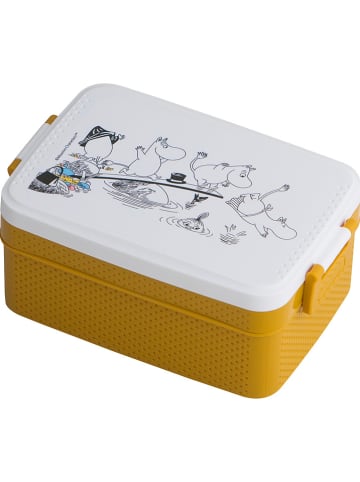 Rätt Start Lunchbox "Moomin" geel - (L)18,5 x (H)8 x (D)12 cm