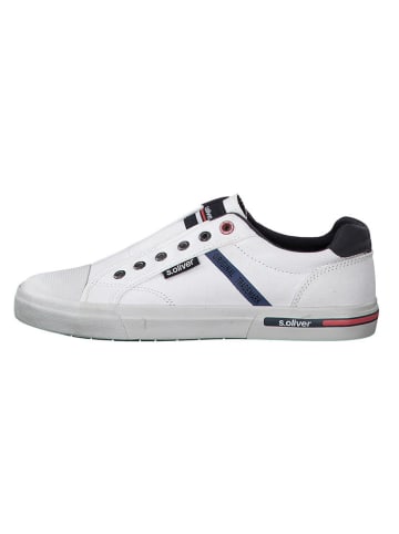 s.Oliver Slipper in Weiß