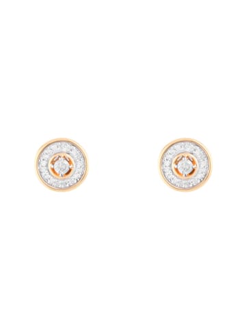 DIAMOND & CO Gouden oorstekers "Divine" met diamanten