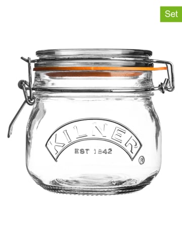 Kilner 2-delige set: weckpotten - 500 ml