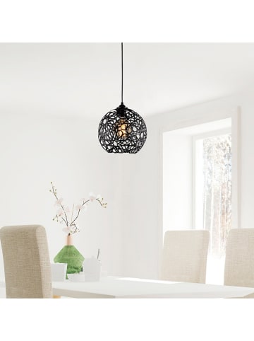 ABERTO DESIGN Lampa wisząca w kolorze czarnym - wys. 119 x Ø 25 cm