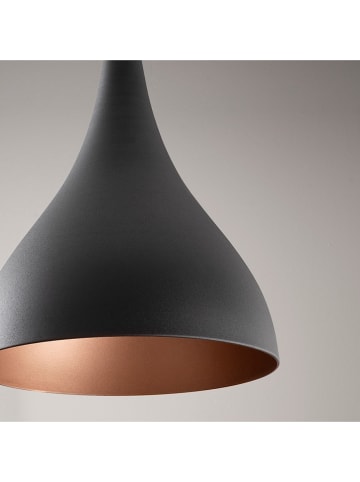 Opviq Hanglamp "Berceste" zwart/koperkleurig - Ø 22 cm
