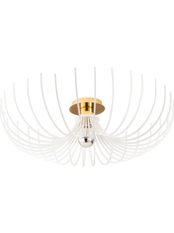 Opviq Lampa sufitowa "Aspendos" w kolorze złoto-białym - wys. 16 x Ø 56 cm