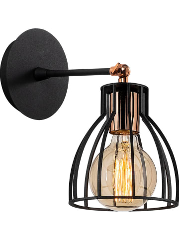 Opviq Wandleuchte in Schwarz - (H)24 cm
