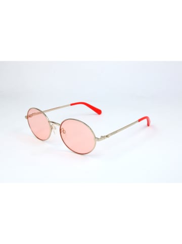 Damen-Sonnenbrille in Silber/ Rosa