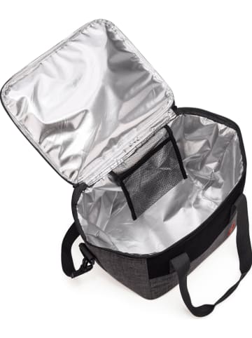 Torba termiczna "Cooler" w kolorze szarobrązowym - 33 x 26,5 x 25,5 cm