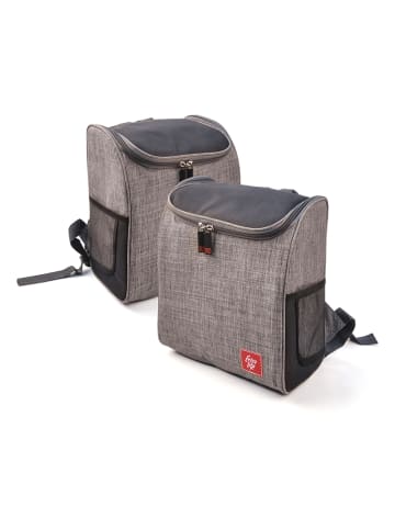 Isolierrucksack "Cooler" in Grau - (B)30 x (H)33 x (T)20 cm