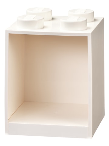 Regał ścienny "4 Knobs" w kolorze białym - 15,9 x 47 x 16,1 cm