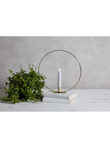 Dekoracja LED "Flame Table" w kolorze miedzianym - Ø 28 cm