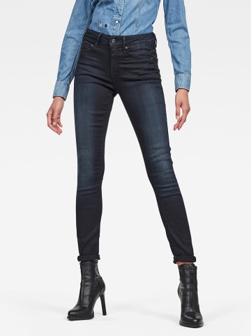 Dżinsy "3301" - Skinny fit - w kolorze granatowym