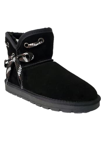 Leren winterboots "Batia" zwart