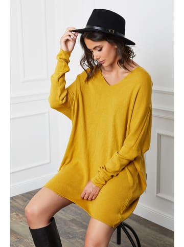 Sweter "Beder" w kolorze żółtym