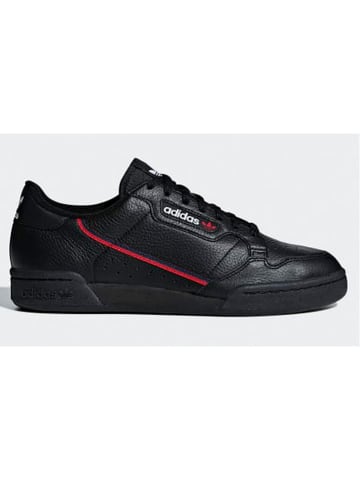 Skórzane sneakersy w kolorze czarnym