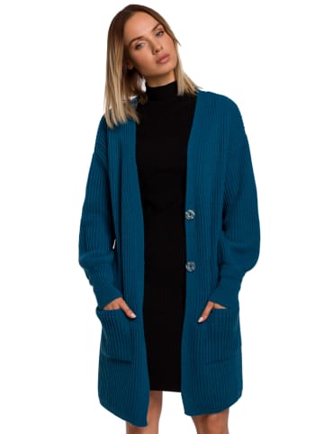 Cardigan in Petrol