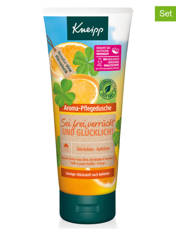 3er-Set: Aroma-Pflegeduschen "Sei frei, verrückt und glücklich!", je 200 ml