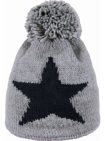 Strickmütze in Grau