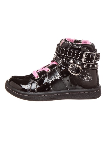 Leren sneakers zwart