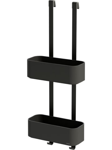 Duschkorb in Schwarz - (B)24,9 x (H)65 x (T)13,3 cm