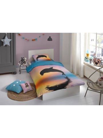 Beddengoedset "Dolphin" meerkleurig