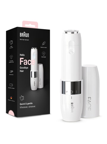 Mini-Gesichtsrasierer "Face Mini Hair Remover FS1000" in Weiß