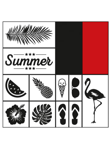 Houten stempelset "Summer" naturel - vanaf 3 jaar