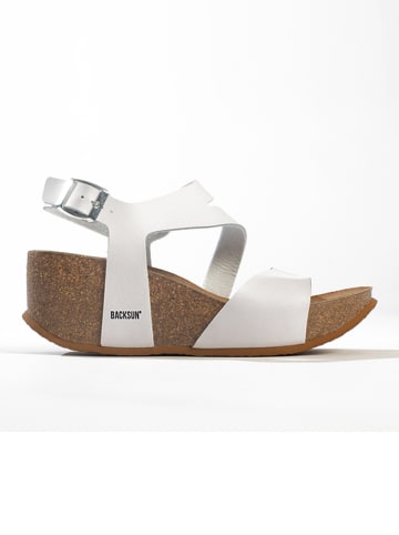 Sleehaksandalen "Bolzano" wit