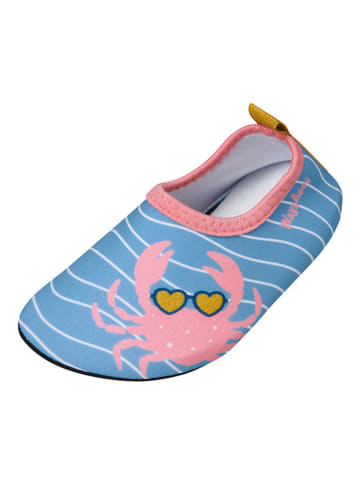 Badeschuhe in Hellblau/ Rosa