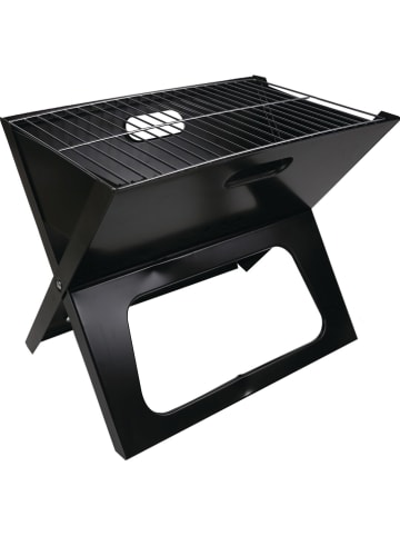 Klapgrill "BBQ Grill" zwart - (B)46 x (H)36,5 x (D)28 cm