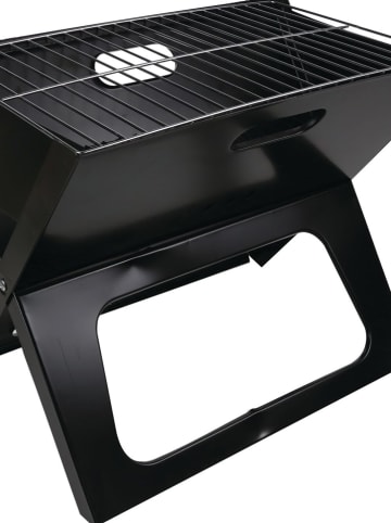 Klapgrill "BBQ Grill" zwart - (B)46 x (H)36,5 x (D)28 cm