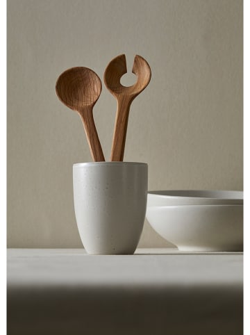 Salatbesteck in Eiche - (L)24 cm