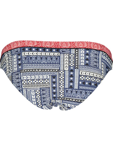 Bikini-Hose in Blau/ Rot