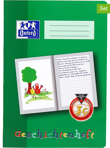 Zeszyty (5 szt.) w kolorze zielonym - A4