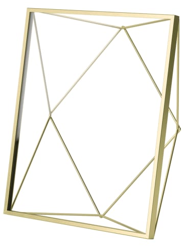 Bilderrahmen "Prisma" in Messing - (B)25 x (H)30 x (T)8 cm