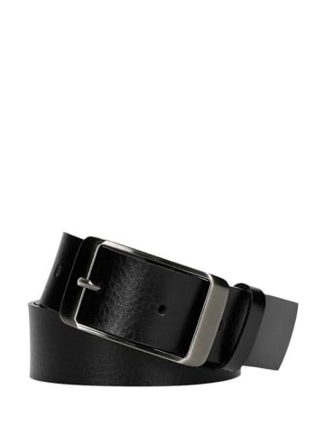 Leder-Gürtel in Schwarz
