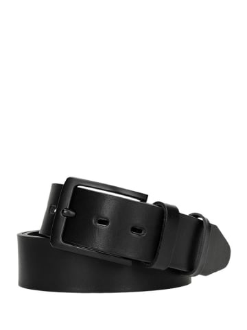Leder-Gürtel in Schwarz