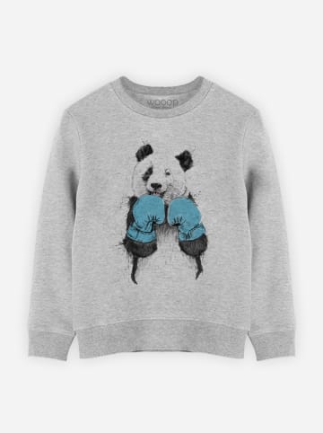 Bluza "The Winner Panda" w kolorze szarym