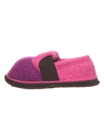 Hausschuhe "Bobby" in Lila/ Rosa