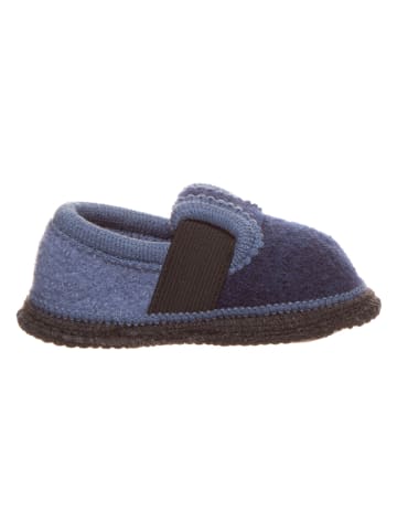 Pantoffels "Bobby" donkerblauw