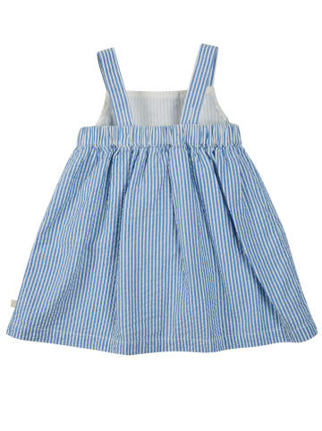 Kleid "Alma" in Hellbllau/ Weiß