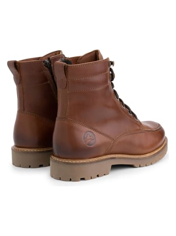 Leren boots "Haugesund" lichtbruin