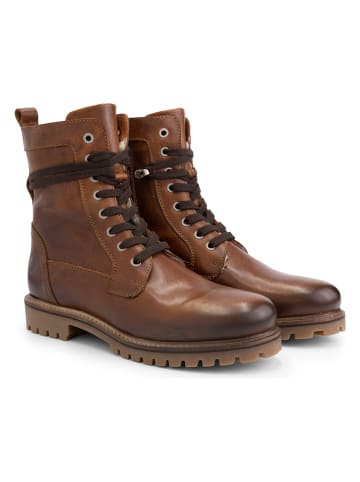 Leren boots "Kvinlog" bruin