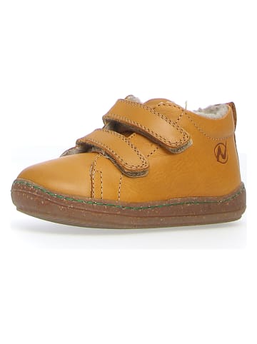 Leder-Sneakers "Windy" in Gelb