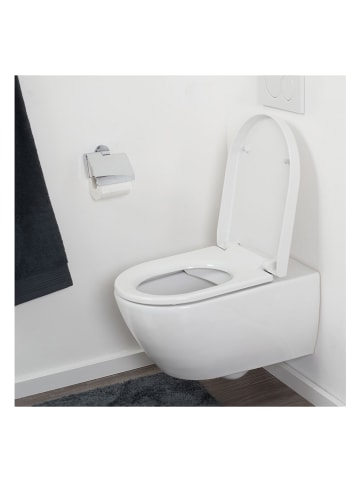 WC-Sitz "Stax" mit Absenkautomatik in Weiß - (L)43 x (B)36,5 cm