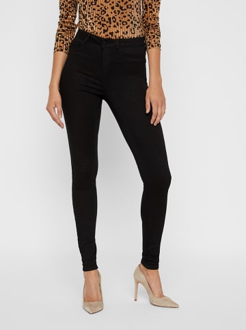 Spijkerbroek "Nmcallie" - skinny fit - zwart