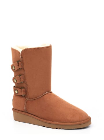 Winterboots "Gena" in Hellbraun