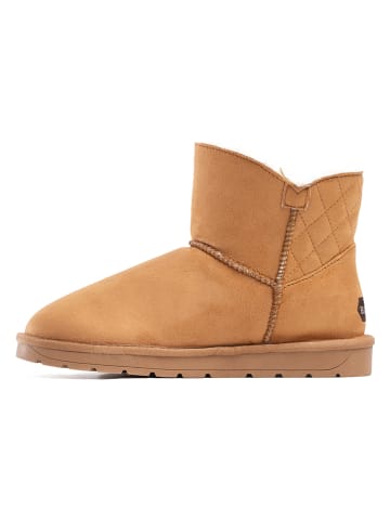 Winterboots "Lena" in Hellbraun