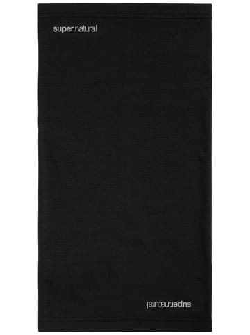 Loop-Schal "Wanderlust" in Schwarz - (L)44 x (B)23 cm