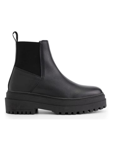 Leder-Boots "Yasamin" in Schwarz