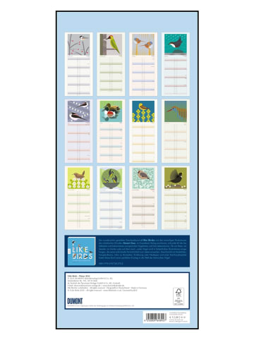 Wandkalender "I like Birds 2022"