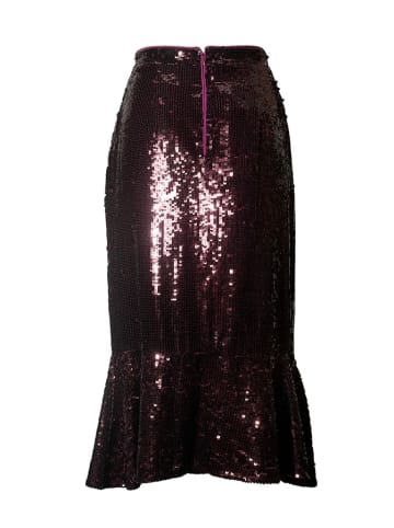 Paillettenrok bordeaux